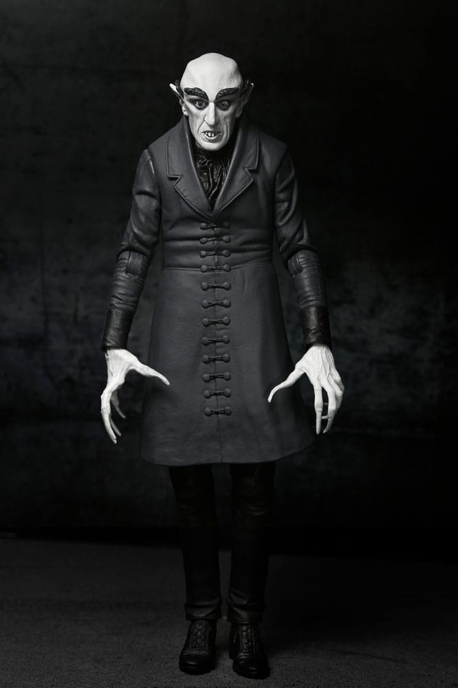 Pre-Order: Nosferatu (1922 Movie) - Ultimate Graf Orlok (Black & White) Actionfigur 18cm NECA 2025