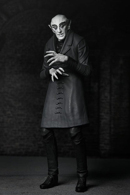 Pre-Order: Nosferatu (1922 Movie) - Ultimate Graf Orlok (Black & White) Actionfigur 18cm NECA 2025