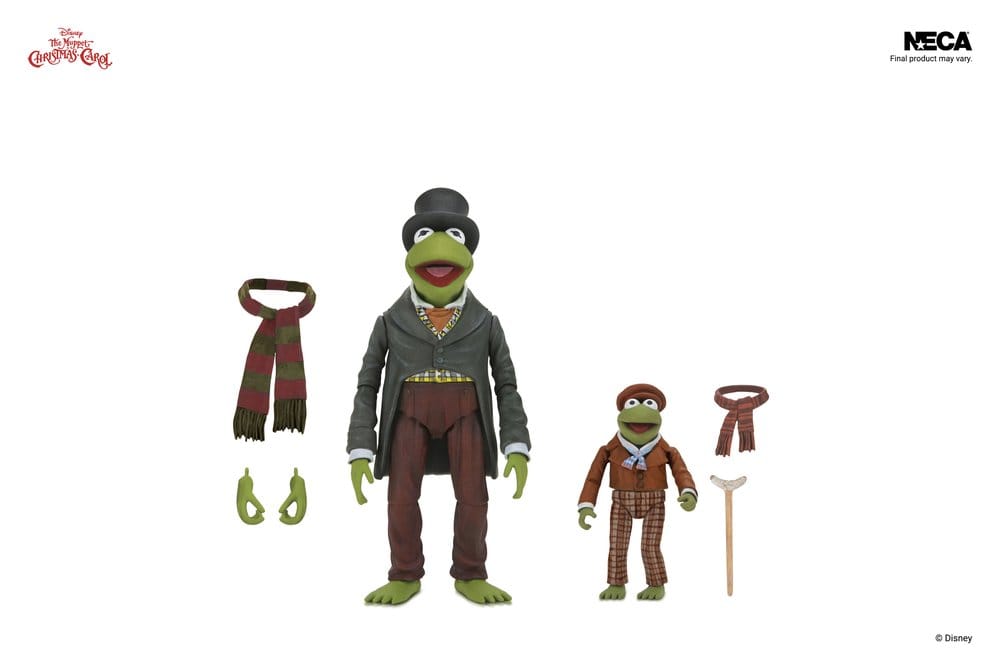 Die Muppets Weihnachtsgeschichte - Ultimate Kermit as Bob Cratchit & Robin as Tiny Tim (2er-Pack) 18cm Actionfiguren NECA 2026