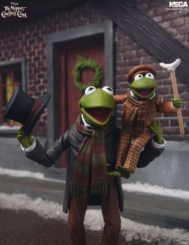 Die Muppets Weihnachtsgeschichte - Ultimate Kermit as Bob Cratchit & Robin as Tiny Tim (2er-Pack) 18cm Actionfiguren NECA 2026