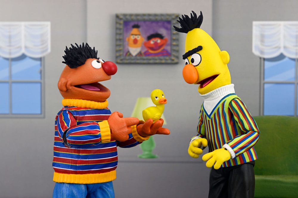 Pre-Order: Sesamstraße: Ernie & Bert - Ultimate Ernie Actionfigur 18cm NECA 2025