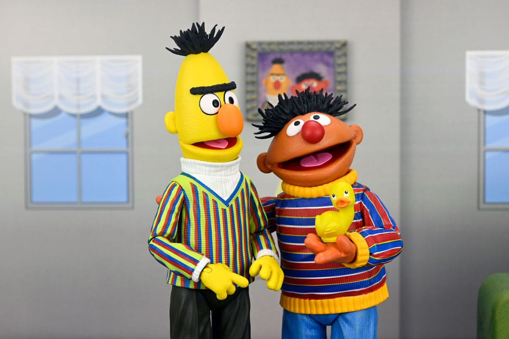 Pre-Order: Sesamstraße: Ernie & Bert - Ultimate Ernie Actionfigur 18cm NECA 2025