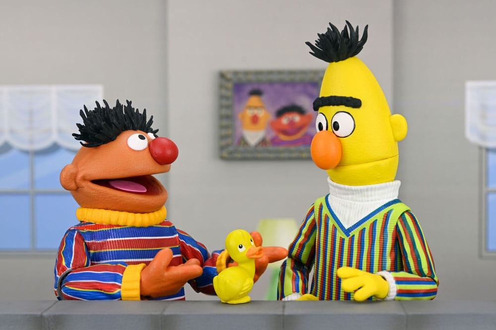 Pre-Order: Sesamstraße: Ernie & Bert - Ultimate Ernie Actionfigur 18cm NECA 2025