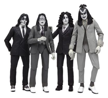 KISS - Dressed to Kill Album Cover 4er-Pack Actionfiguren 18cm NECA 2026