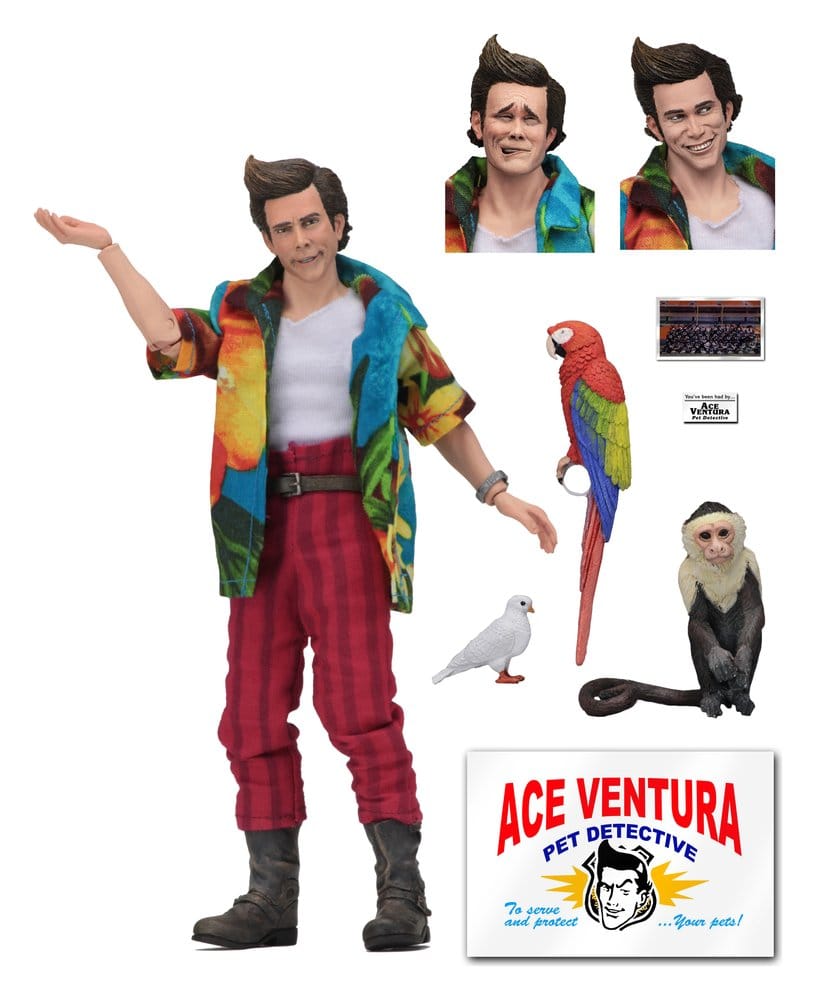 Ace Ventura: Pet Detective Clothed Actionfigur 20cm NECA 2026 **Re-Run