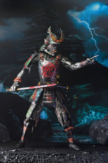 Pre-Order: Iron Maiden: Future Past World Tour - Ultimate Senjutsu Eddie & Somewhere in Time Eddie (2er-Pack) 18cm Actionfiguren NECA 2025