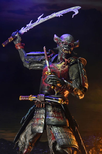 Pre-Order: Iron Maiden: Future Past World Tour - Ultimate Senjutsu Eddie & Somewhere in Time Eddie (2er-Pack) 18cm Actionfiguren NECA 2025