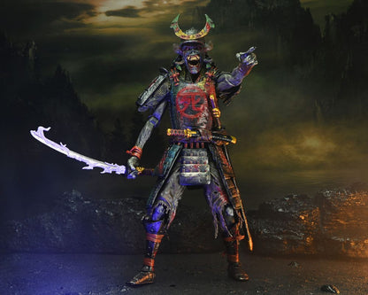 Pre-Order: Iron Maiden: Future Past World Tour - Ultimate Senjutsu Eddie & Somewhere in Time Eddie (2er-Pack) 18cm Actionfiguren NECA 2025