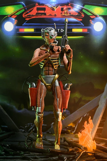 Pre-Order: Iron Maiden: Future Past World Tour - Ultimate Senjutsu Eddie & Somewhere in Time Eddie (2er-Pack) 18cm Actionfiguren NECA 2025