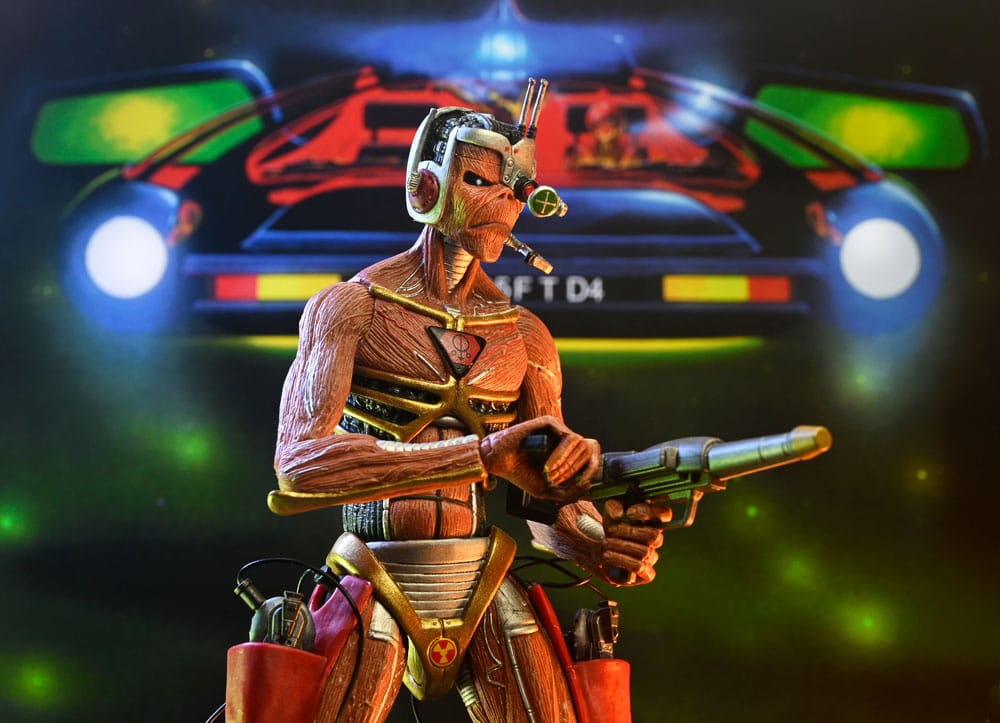 Pre-Order: Iron Maiden: Future Past World Tour - Ultimate Senjutsu Eddie & Somewhere in Time Eddie (2er-Pack) 18cm Actionfiguren NECA 2025