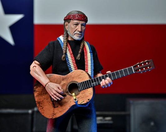 Country-Legend Willie Nelson Clothed Actionfigur 20cm NECA 2023