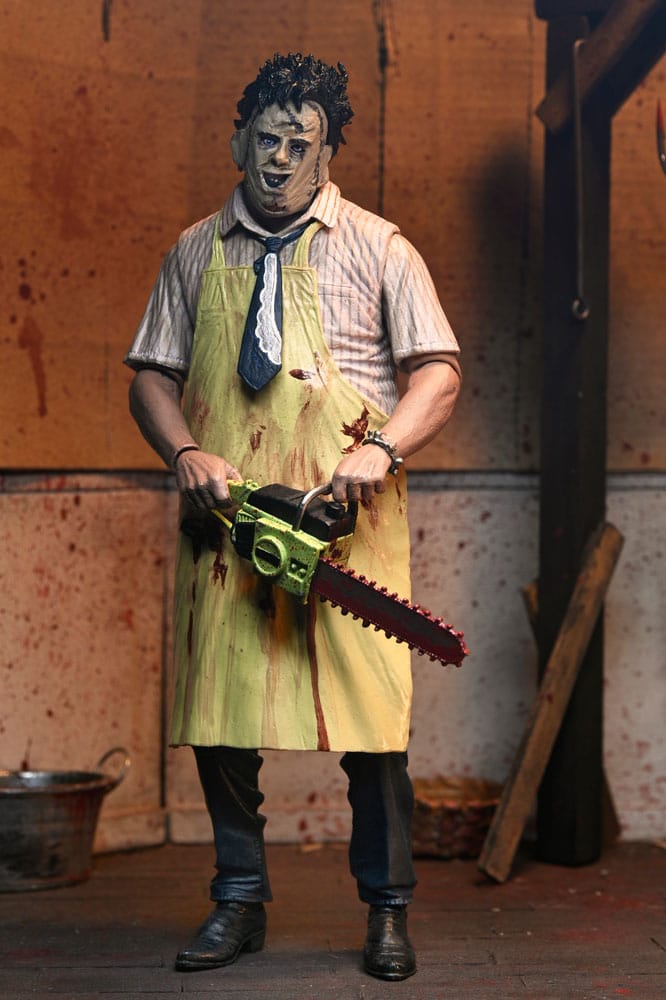 Pre-Order: The Texas Chainsaw Massacre – Leatherface (Classic) 50th Anniversary Actionfigur 18cm NECA 2025