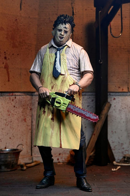 Pre-Order: The Texas Chainsaw Massacre – Leatherface (Classic) 50th Anniversary Actionfigur 18cm NECA 2025