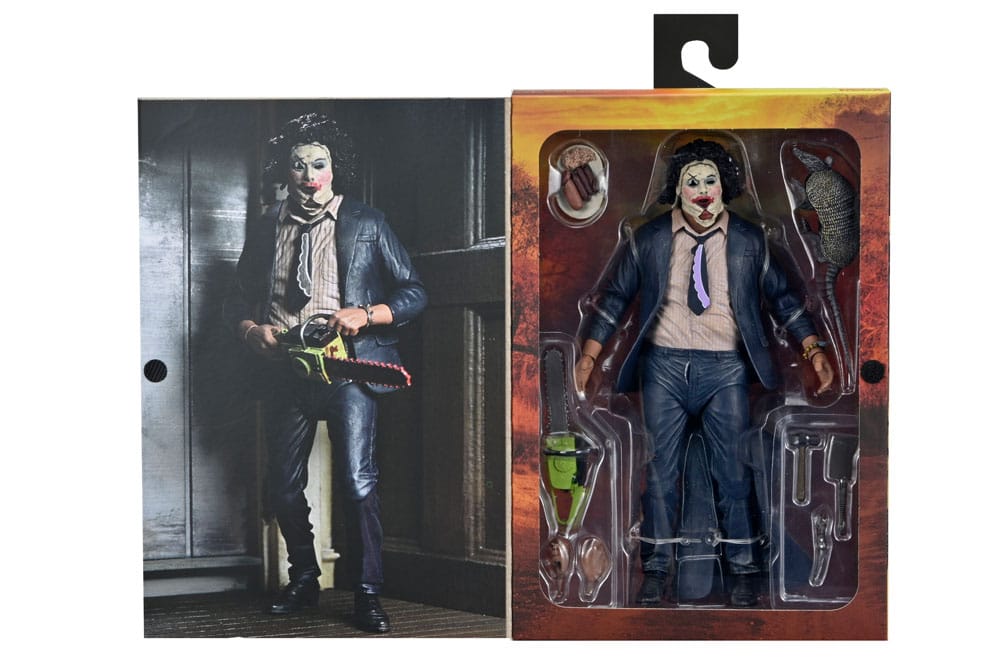 Pre-Order: The Texas Chainsaw Massacre – Leatherface (Pretty Woman Mask) 50th Anniversary Actionfigur 18cm NECA 2025