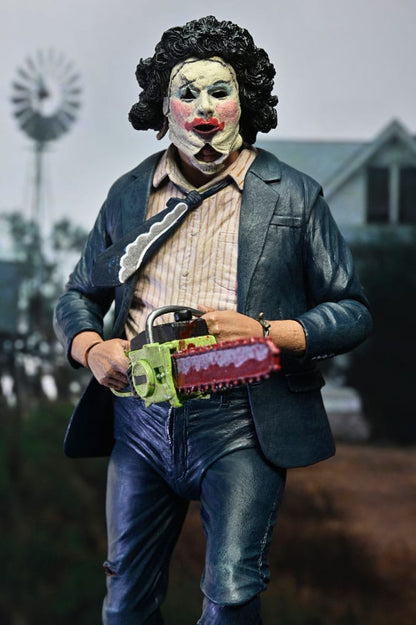 Pre-Order: The Texas Chainsaw Massacre – Leatherface (Pretty Woman Mask) 50th Anniversary Actionfigur 18cm NECA 2025