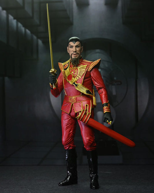 Flash Gordon (1980) - Ultimate Ming (Red Military Outfit) Actionfigur 18cm NECA 2024