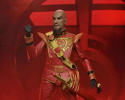 Flash Gordon (1980 Movie) - Ultimate Ming (Red Military Outfit) Actionfigur 18cm NECA 2024