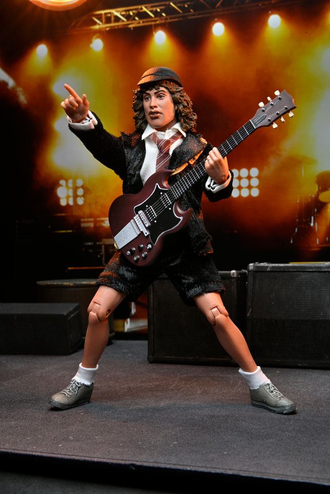 AC/DC - Angus Young (Highway to Hell) Clothed Actionfigur 20cm NECA 2022