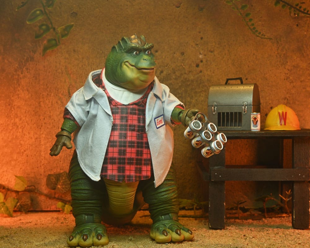 Pre-Order: Die Dinos Dinosaurs - Ultimate Earl Sinclair (Wesayso) Actionfigur 18cm NECA 2024