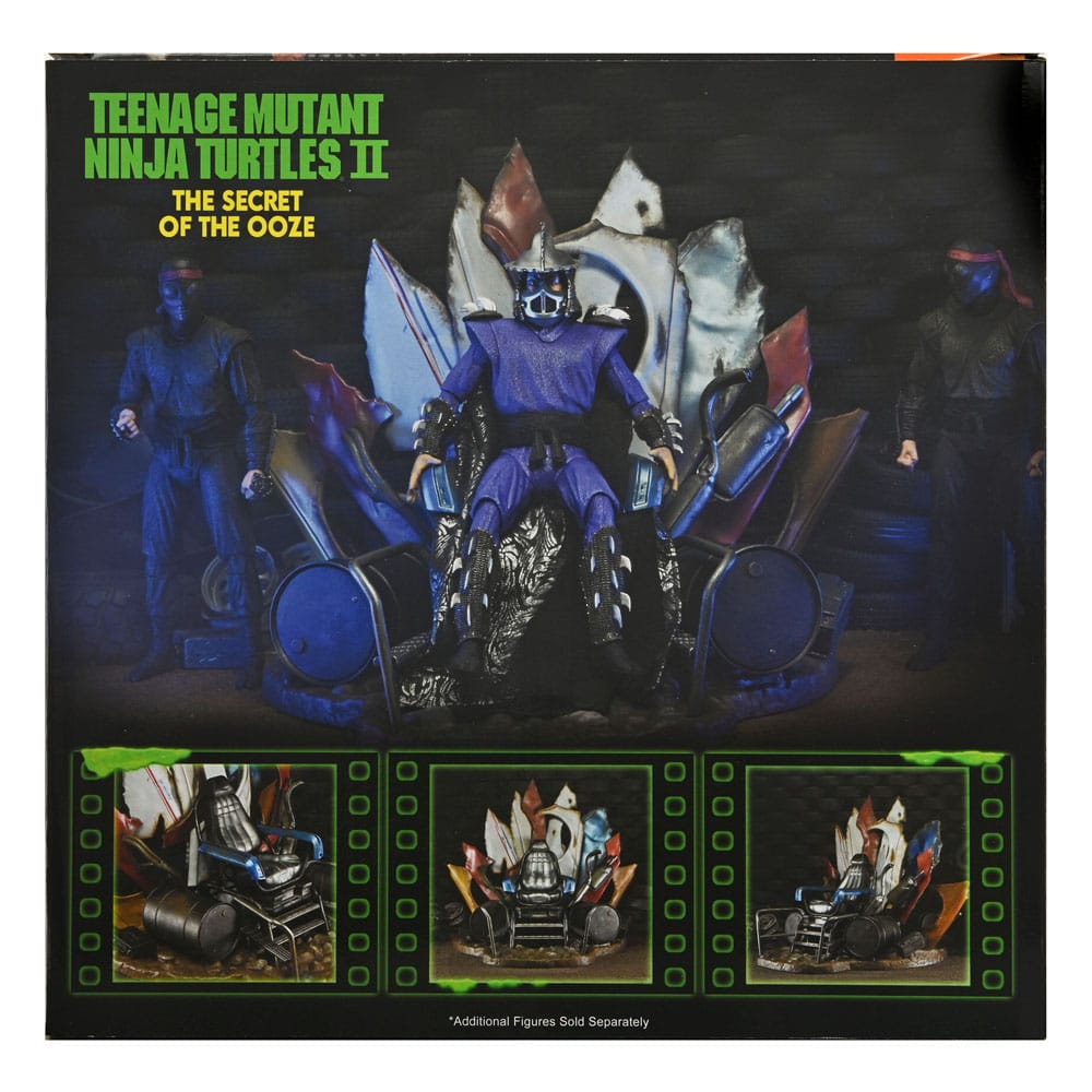 Pre-Order: Teenage Mutant Ninja Turtles 2: Secret of the Ooze - Shredder Throne Diorama  27cm NECA 2024