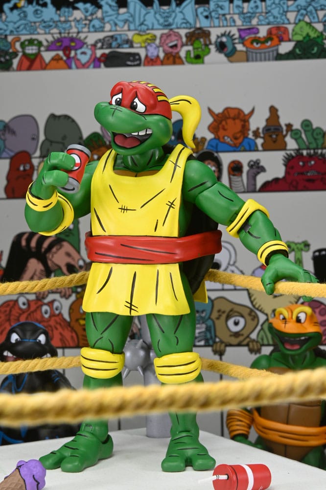 Teenage Mutant Ninja Turtles - Stump Wrestling Turtles 4er-Pack (Archie Comics) Actionfiguren 18cm NECA 2026