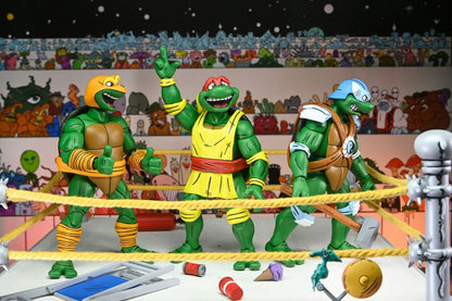 Teenage Mutant Ninja Turtles - Stump Wrestling Turtles 4er-Pack (Archie Comics) Actionfiguren 18cm NECA 2026