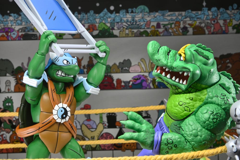 Teenage Mutant Ninja Turtles - Stump Wrestling Turtles 4er-Pack (Archie Comics) Actionfiguren 18cm NECA 2026