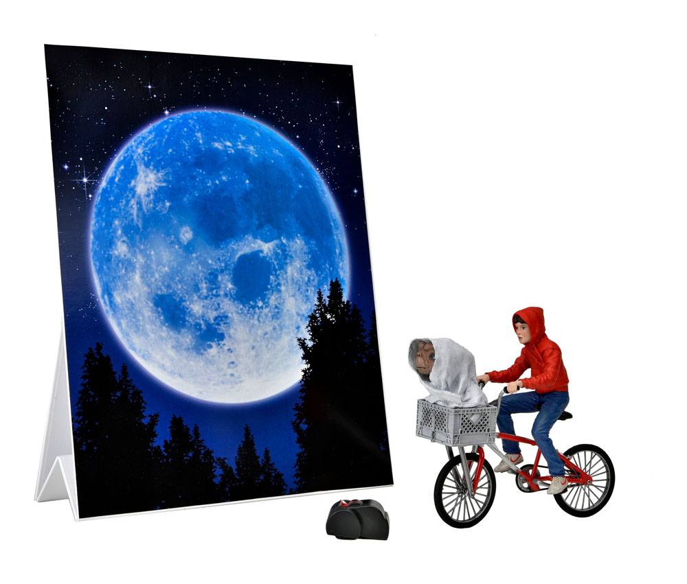 E.T. Der Außerirdische - Elliott & E.T. on Bicycle (40th Anniversary) Actionfigur 13cm NECA 2023