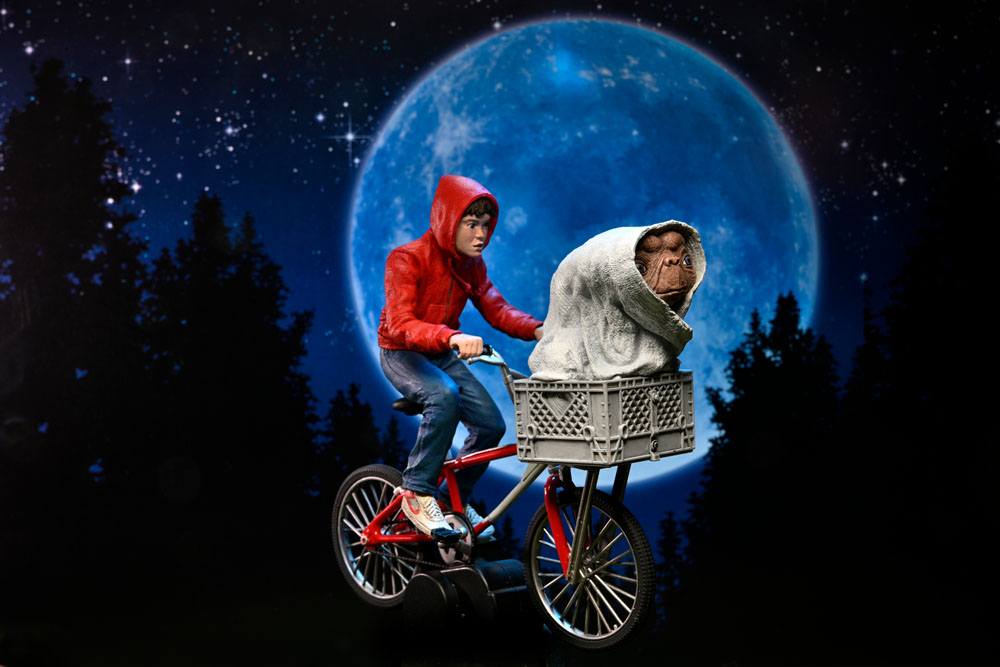 E.T. Der Außerirdische - Elliott & E.T. on Bicycle (40th Anniversary) Actionfigur 13cm NECA 2023