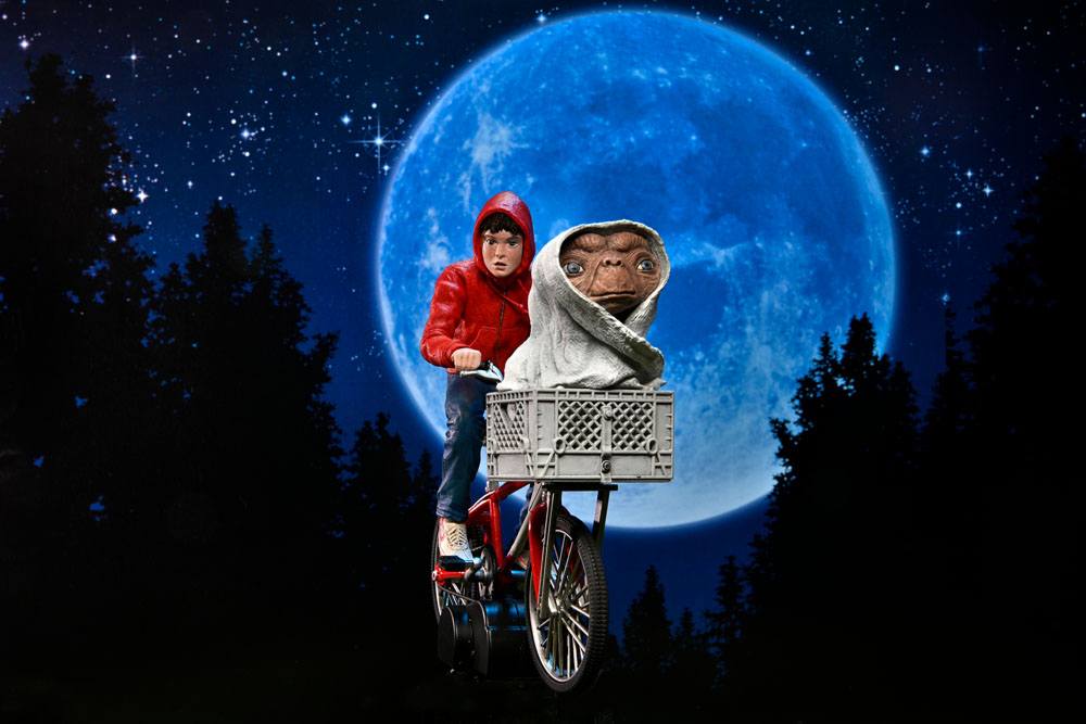 E.T. Der Außerirdische - Elliott & E.T. on Bicycle (40th Anniversary) Actionfigur 13cm NECA 2023
