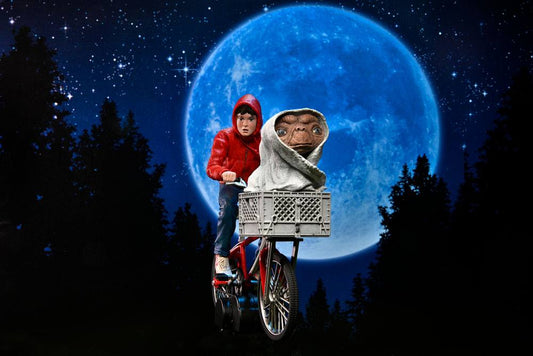 E.T. Der Außerirdische - Elliott & E.T. on Bicycle (40th Anniversary) Actionfigur 13cm NECA 2023