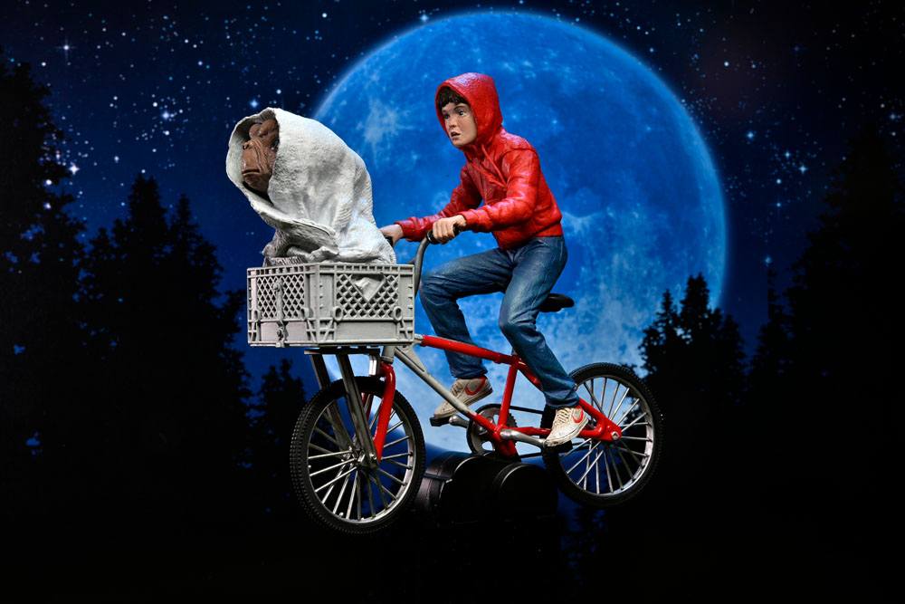 E.T. Der Außerirdische - Elliott & E.T. on Bicycle (40th Anniversary) Actionfigur 13cm NECA 2023