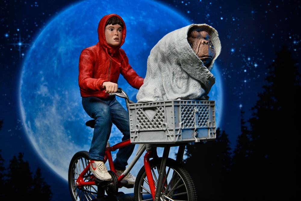 E.T. Der Außerirdische - Elliott & E.T. on Bicycle (40th Anniversary) Actionfigur 13cm NECA 2023