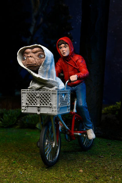 E.T. Der Außerirdische - Elliott & E.T. on Bicycle (40th Anniversary) Actionfigur 13cm NECA 2023