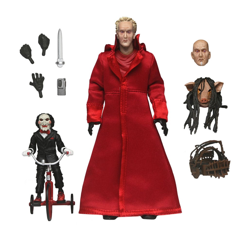 Pre-Order: Saw - Ultimate Jigsaw Killer (Red Robe) Actionfigur 18cm NECA 2024 Exclusive