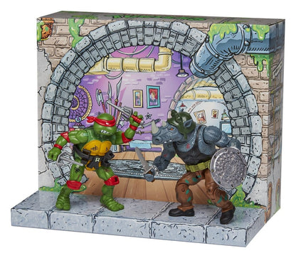 Teenage Mutant Ninja Turtles - Raphael vs. Rocksteady (1988 Remastered) Actionfiguren Playmates Toys 2026