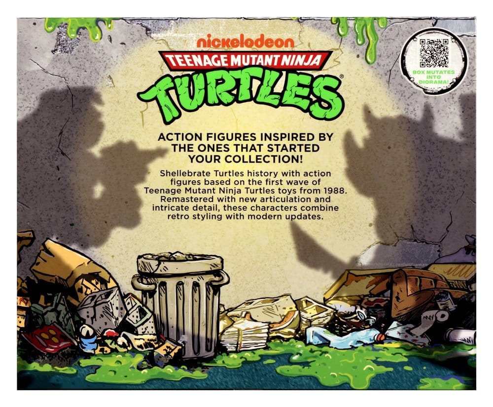 Teenage Mutant Ninja Turtles - Raphael vs. Rocksteady (1988 Remastered) Actionfiguren Playmates Toys 2026