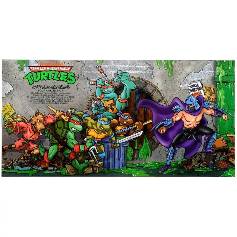 Pre-Order: Teenage Mutant Ninja Turtles 6er-Pack Classic Actionfiguren (1988 Remastered) Target Exclusive 2025