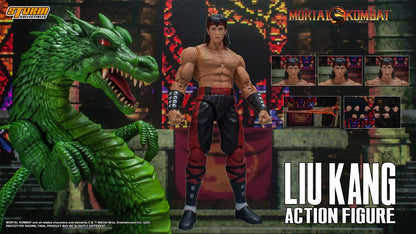 Mortal Kombat II - Liu Kang & Kombat Dragon Actionfigur ca. 18cm 1/12 Scale Storm Collectibles 2023