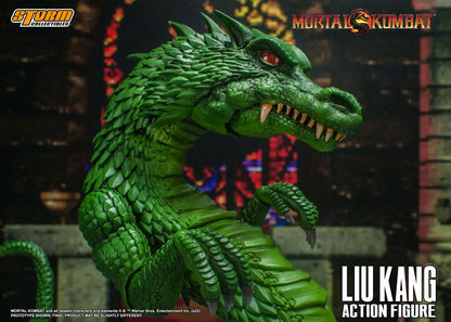 Mortal Kombat II - Liu Kang & Kombat Dragon Actionfigur ca. 18cm 1/12 Scale Storm Collectibles 2023