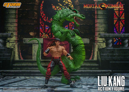 Mortal Kombat II - Liu Kang & Kombat Dragon Actionfigur ca. 18cm 1/12 Scale Storm Collectibles 2023