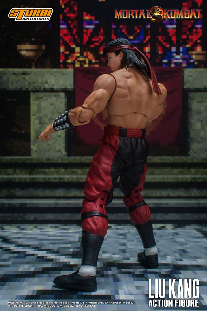 Mortal Kombat II - Liu Kang & Kombat Dragon Actionfigur ca. 18cm 1/12 Scale Storm Collectibles 2023