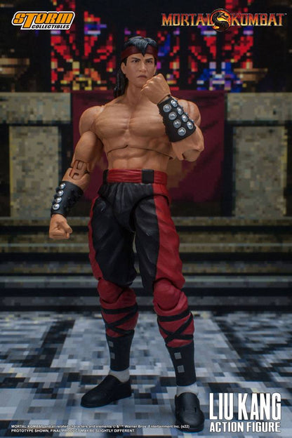 Mortal Kombat II - Liu Kang & Kombat Dragon Actionfigur ca. 18cm 1/12 Scale Storm Collectibles 2023