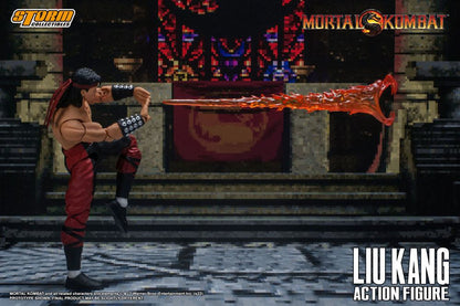 Mortal Kombat II - Liu Kang & Kombat Dragon Actionfigur ca. 18cm 1/12 Scale Storm Collectibles 2023