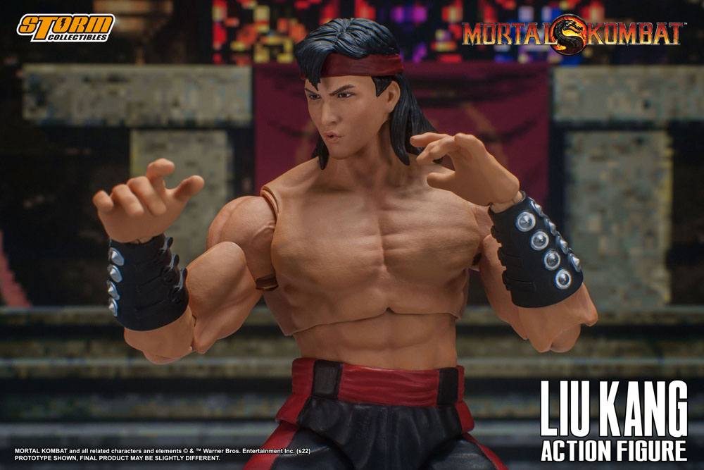 Mortal Kombat II - Liu Kang & Kombat Dragon Actionfigur ca. 18cm 1/12 Scale Storm Collectibles 2023