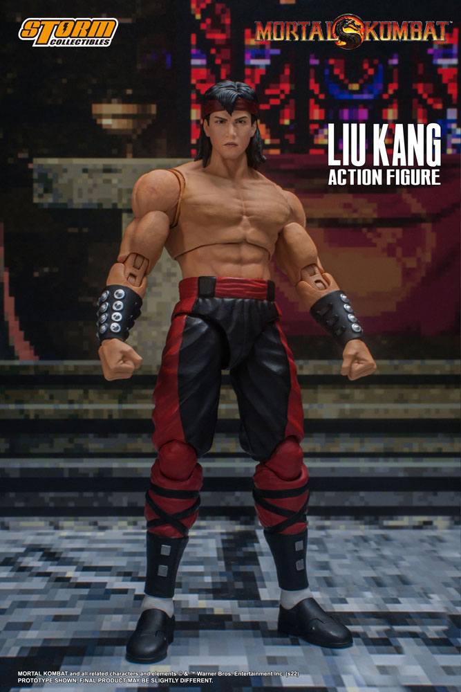 Mortal Kombat II - Liu Kang & Kombat Dragon Actionfigur ca. 18cm 1/12 Scale Storm Collectibles 2023