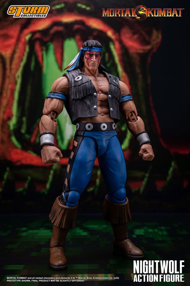 Mortal Kombat - Nightwolf Actionfigur ca. 18cm 1/12 Scale Storm Collectibles 2024