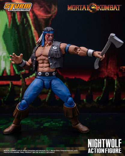 Mortal Kombat - Nightwolf Actionfigur ca. 18cm 1/12 Scale Storm Collectibles 2024