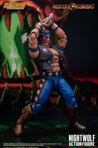 Mortal Kombat - Nightwolf Actionfigur ca. 18cm 1/12 Scale Storm Collectibles 2024