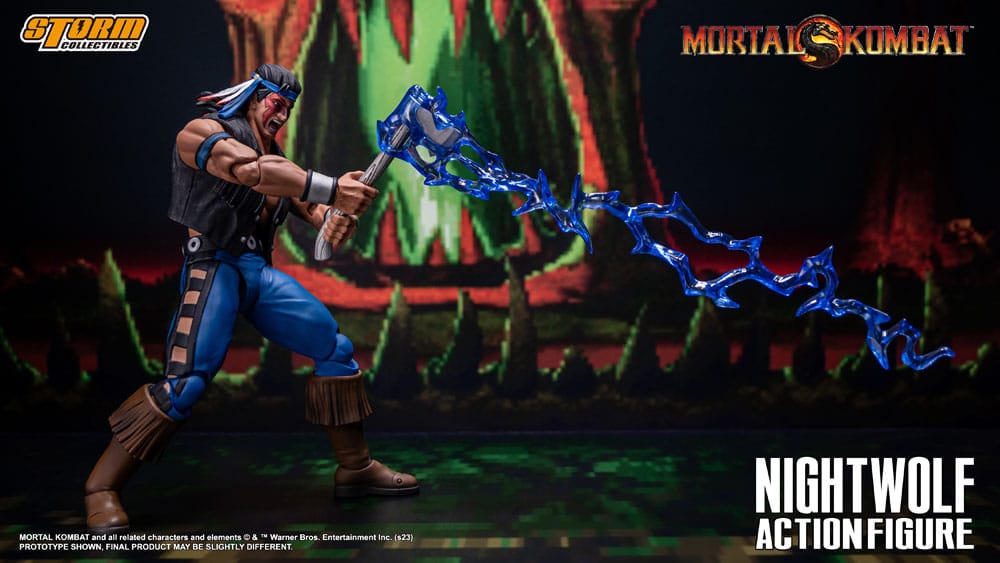 Mortal Kombat - Nightwolf Actionfigur ca. 18cm 1/12 Scale Storm Collectibles 2024